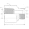 World Wide Fittings Female Pipe to Male British Standard Pipe Parallel Straight Adapter 7042X08X08 - alternate 2